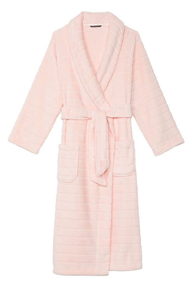 Victoria's Secret Long Cosy Robe Roze | 83926-AUBR