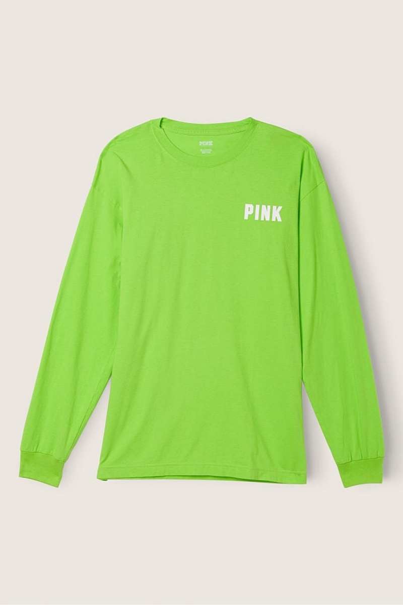 Victoria's Secret Long Sleeve T-Shirt Groen | 41693-QBDP