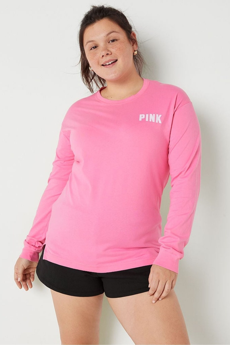 Victoria\'s Secret Long Sleeve T-Shirt Groen | 07195-EDUM