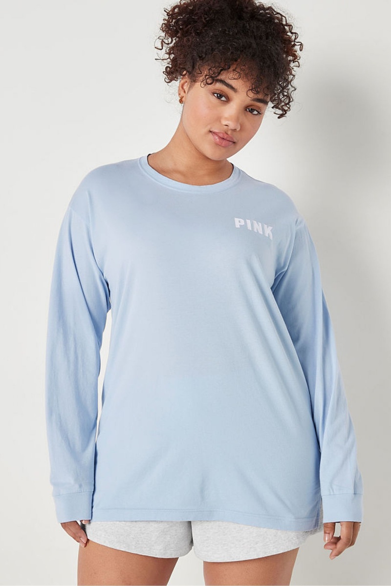 Victoria\'s Secret Long Sleeve T-Shirt Groen | 24918-DWUN