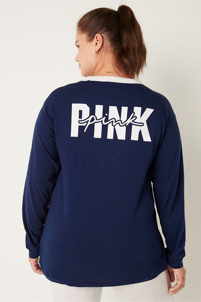 Victoria's Secret Long Sleeve T-Shirt Zwart | 72583-ECNU