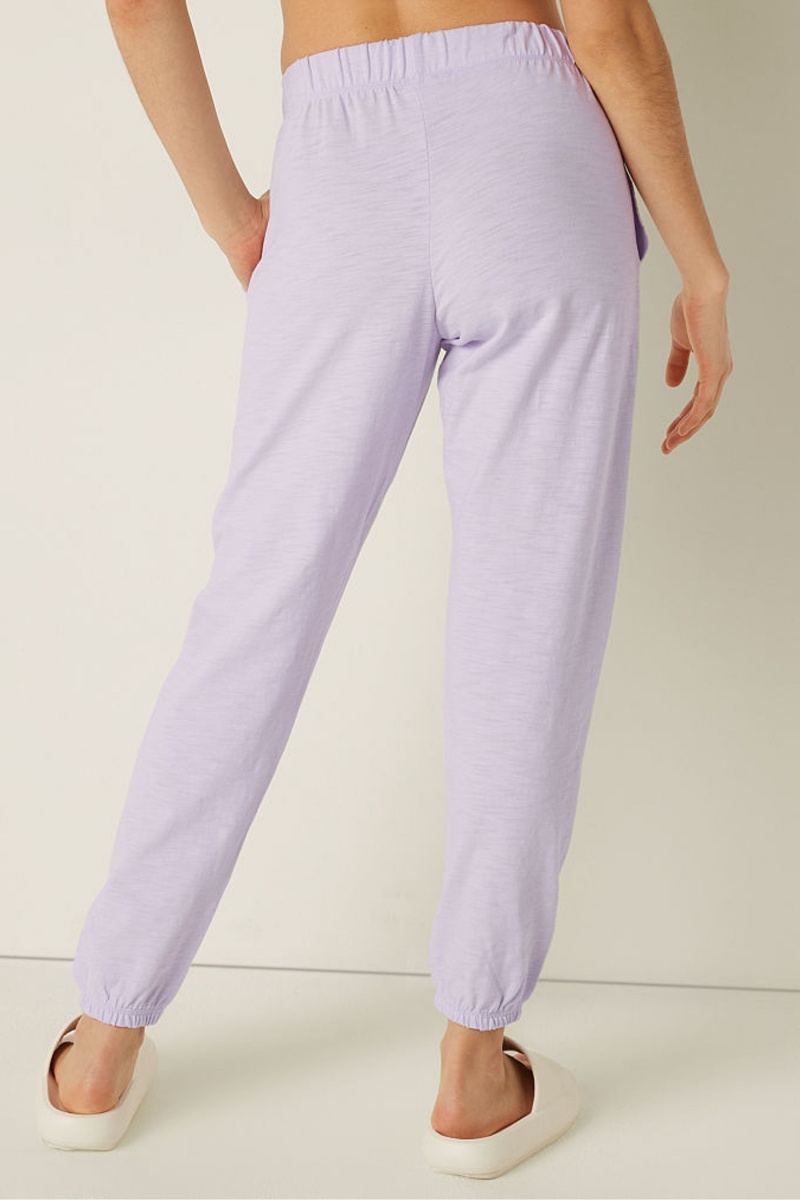 Victoria's Secret Lounge Katoenen Joggers Paars | 14238-UYQI