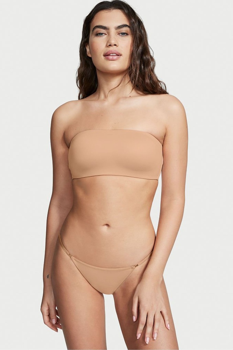 Victoria's Secret Love Cloud Smooth Bikini Knickers Sweet Nougat Nude | 54981-FPRV