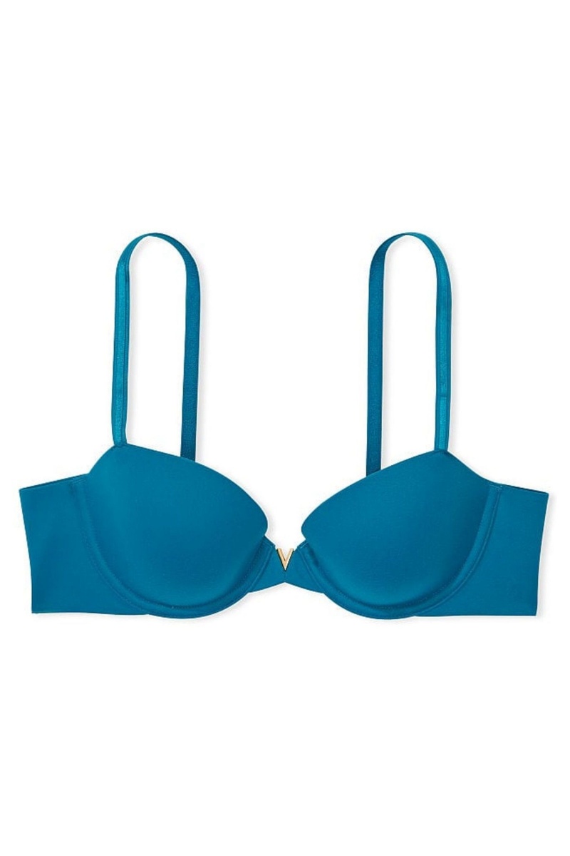 Victoria's Secret Love Cloud Smooth Lightly Gevoerde Demi Bra Blauw | 23754-QOZJ