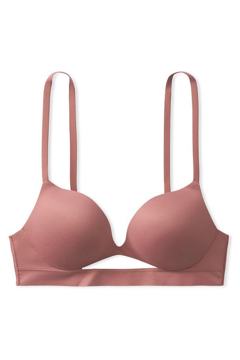 Victoria's Secret Love Cloud Smooth Non Wired Push Up Bra Toasted Sugar Nude | 49375-IOEM