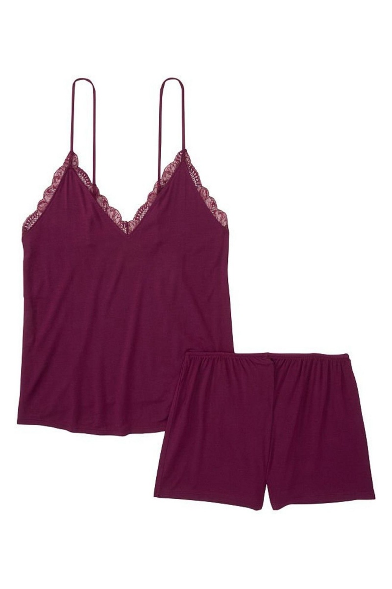 Victoria's Secret Modal Cami Set Zwart | 89517-GPNR