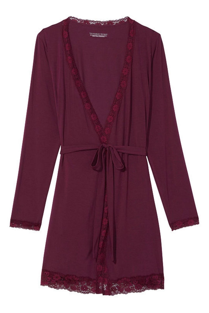 Victoria's Secret Modal Kimono Robe Paars | 50836-CXTN