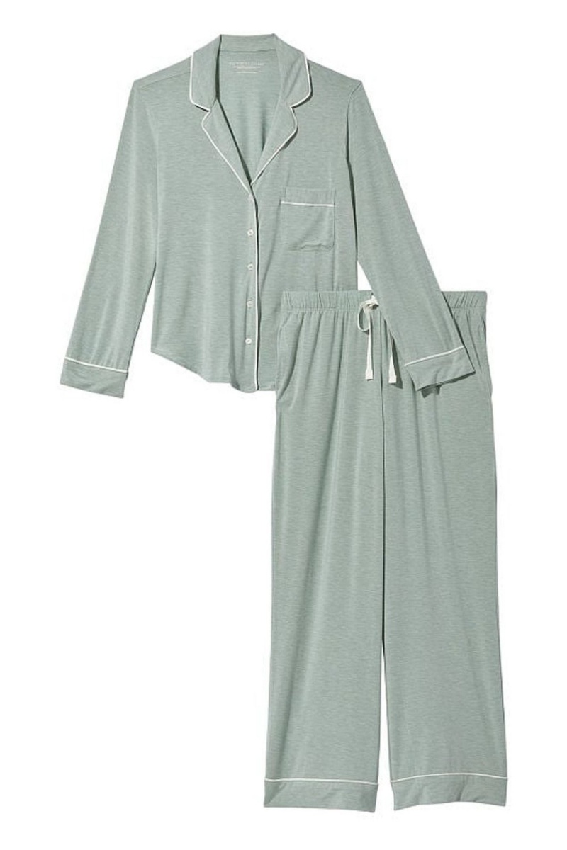 Victoria's Secret Modal Long Pyjamas Grijs | 84092-RGFV