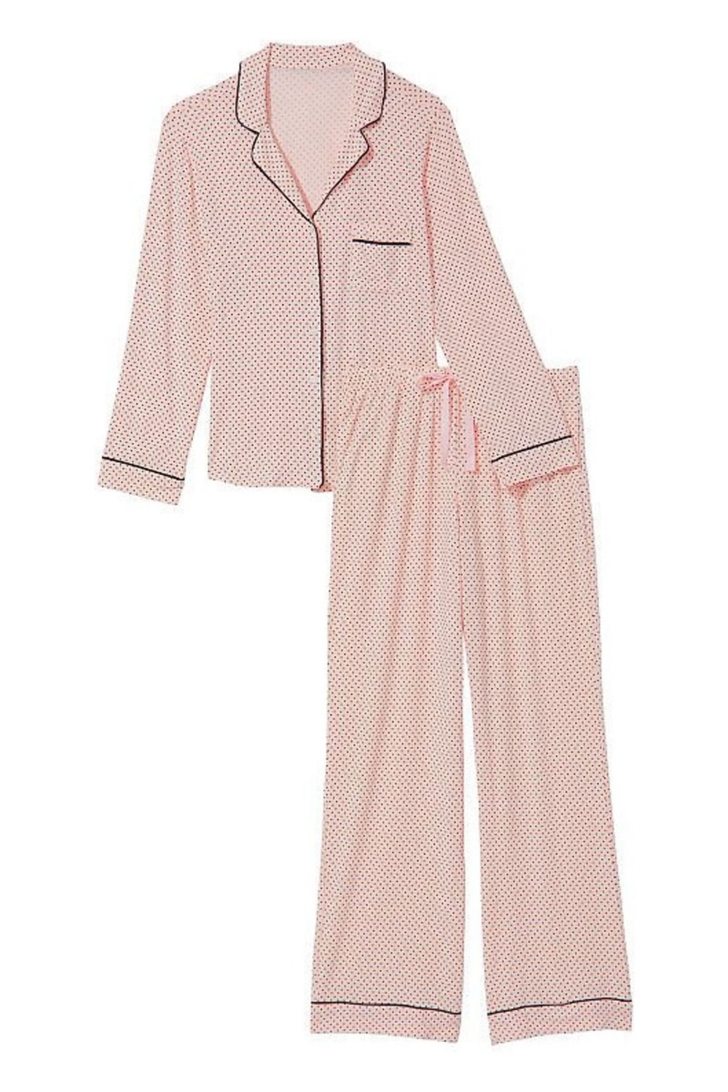 Victoria's Secret Modal Long Pyjamas Roze | 90173-WLDX