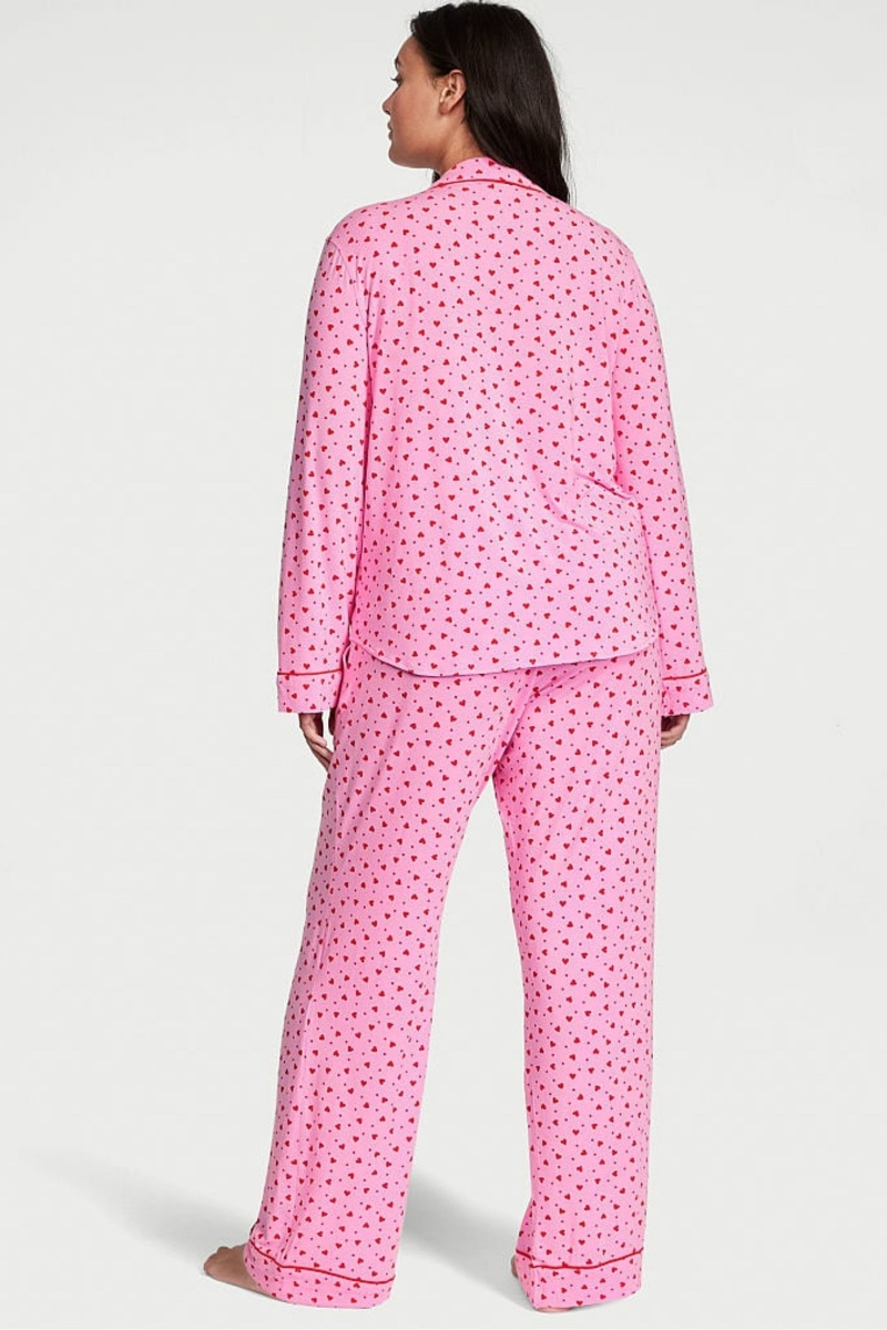 Victoria's Secret Modal Long Pyjamas Roze | 60982-IOGC