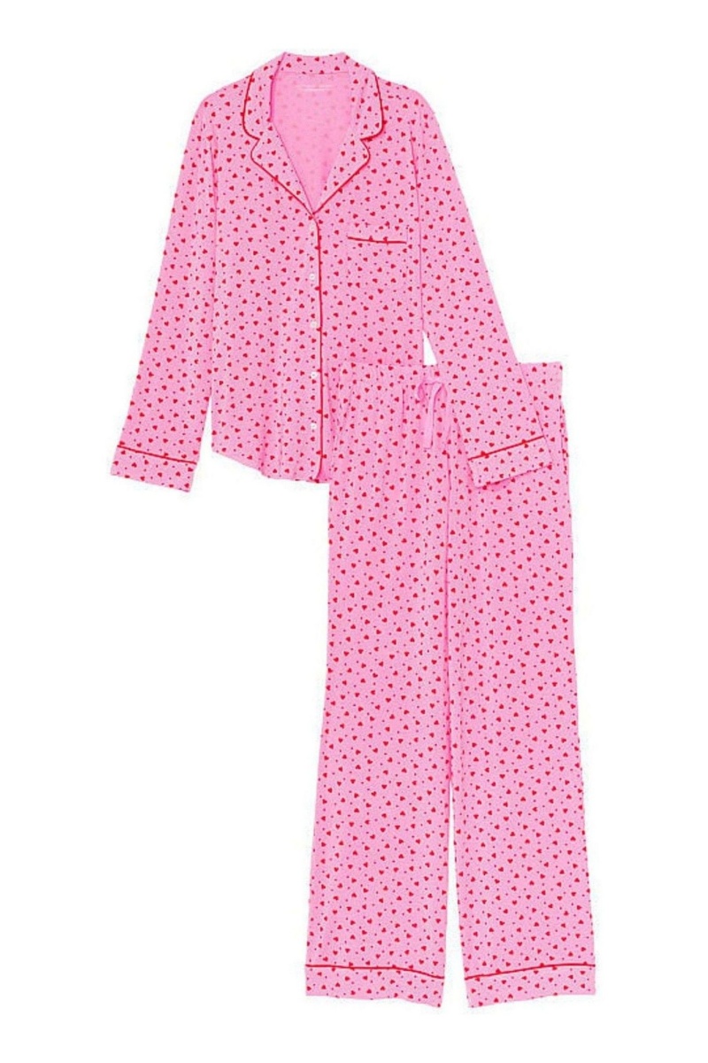 Victoria's Secret Modal Long Pyjamas Roze | 60982-IOGC