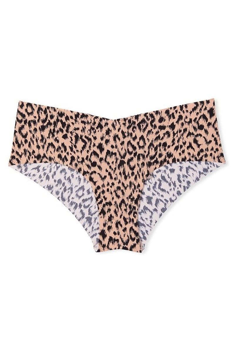 Victoria's Secret No-Show Leopard Print Cheeky Panty Leopard | 82367-USXR