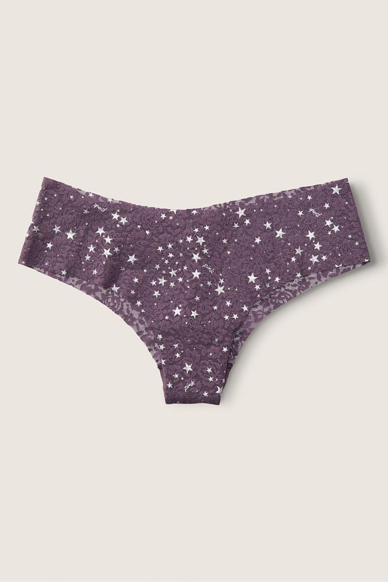 Victoria's Secret No-Show No Show Soft Kanten Cheekster Knickers Paars | 15374-FQYK