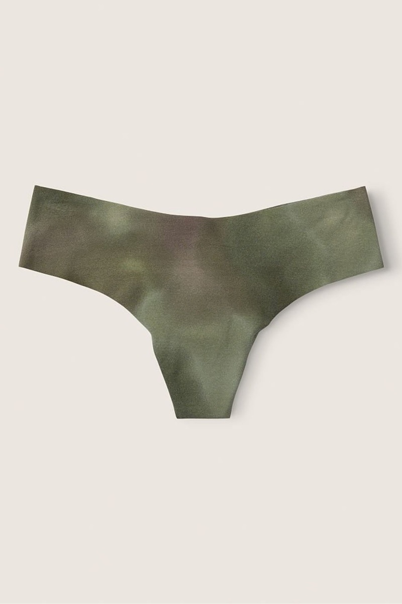 Victoria\'s Secret No-Show No Show String Knickers Groen | 05642-IZRJ