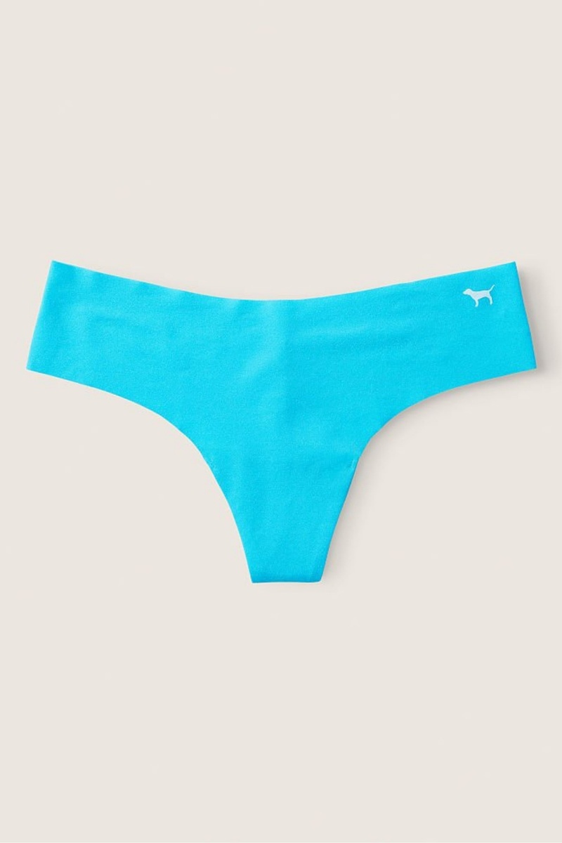 Victoria\'s Secret No-Show No Show String Knickers Blauw | 09218-LFOZ