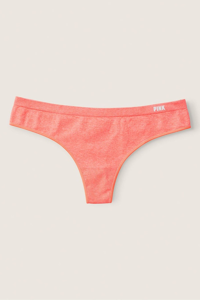 Victoria\'s Secret No-Show No Show String Knickers Koraal Oranje | 29574-RMZJ