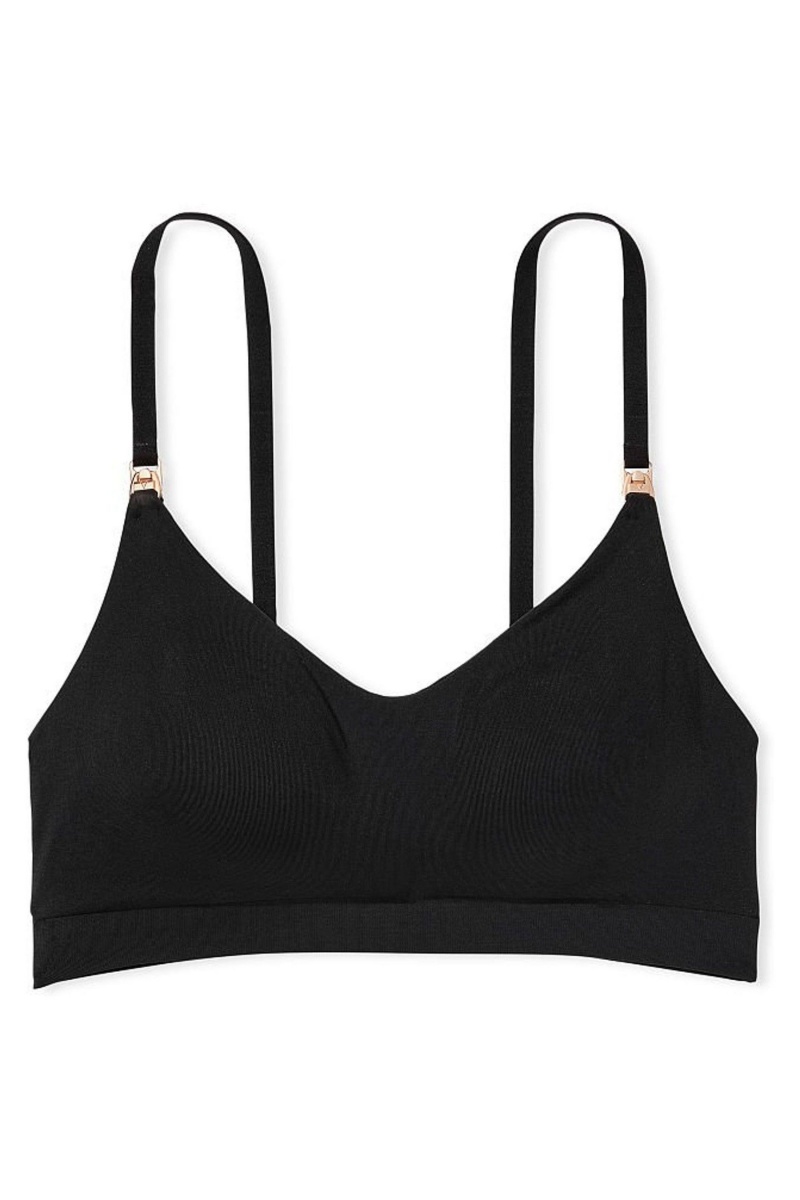 Victoria's Secret Non Wired Nursing Bra Zwart | 27956-WCOS