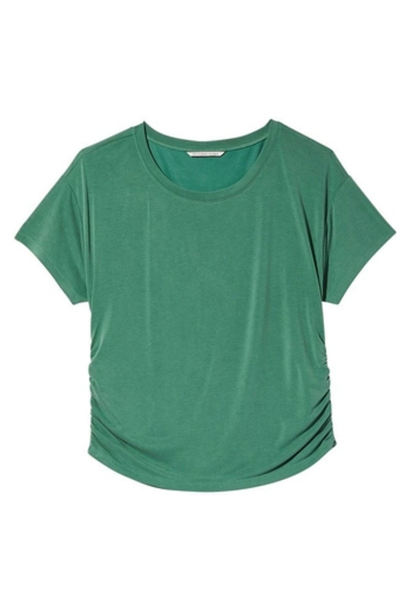 Victoria's Secret Ruched Modal T-Shirt Groen | 39702-QRWO