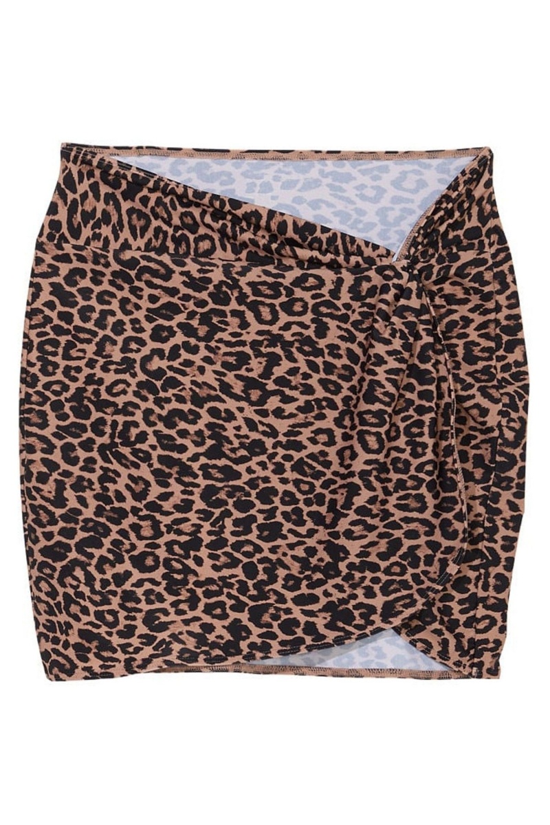 Victoria's Secret Sarong Cover Up Leopard | 34970-DQPC