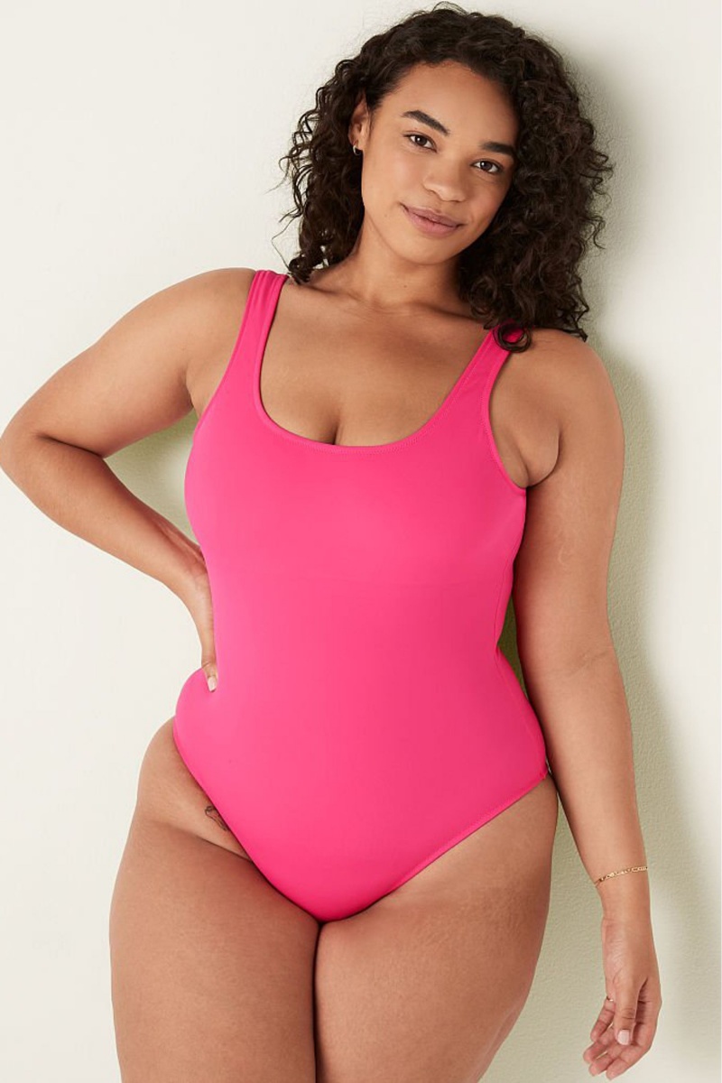 Victoria\'s Secret Scoop One Piece Swimsuit Roze | 35609-YZLH