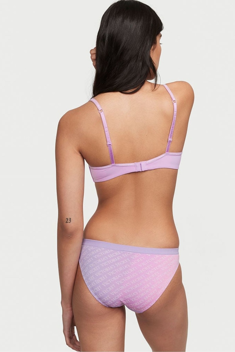 Victoria's Secret Seamless Bikini Knickers Paars | 50964-DNLC