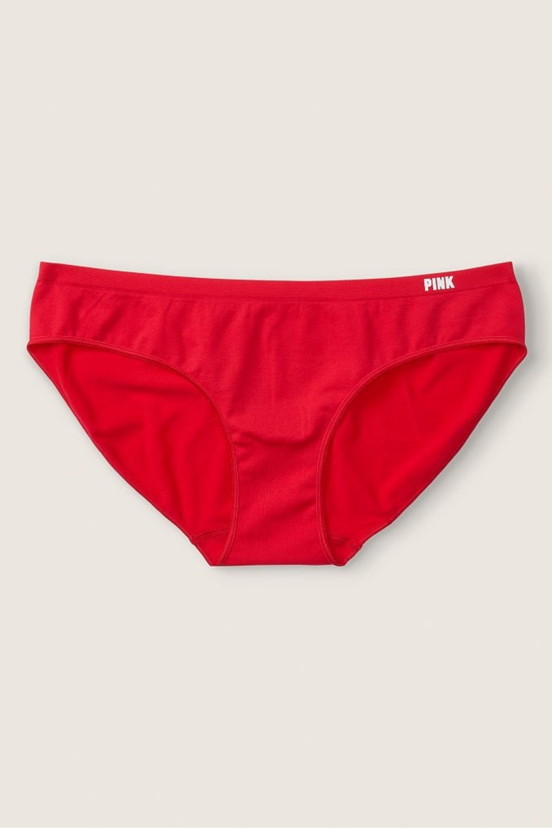 Victoria\'s Secret Seamless Bikini Knickers Rood Rood | 05643-FZTA