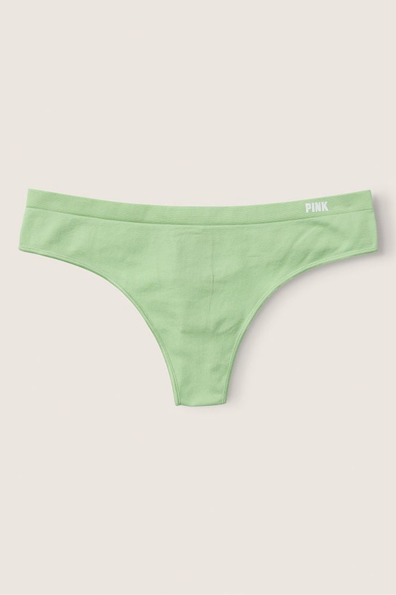 Victoria\'s Secret Seamless String Knicker Soft Jade | 39876-JGHV