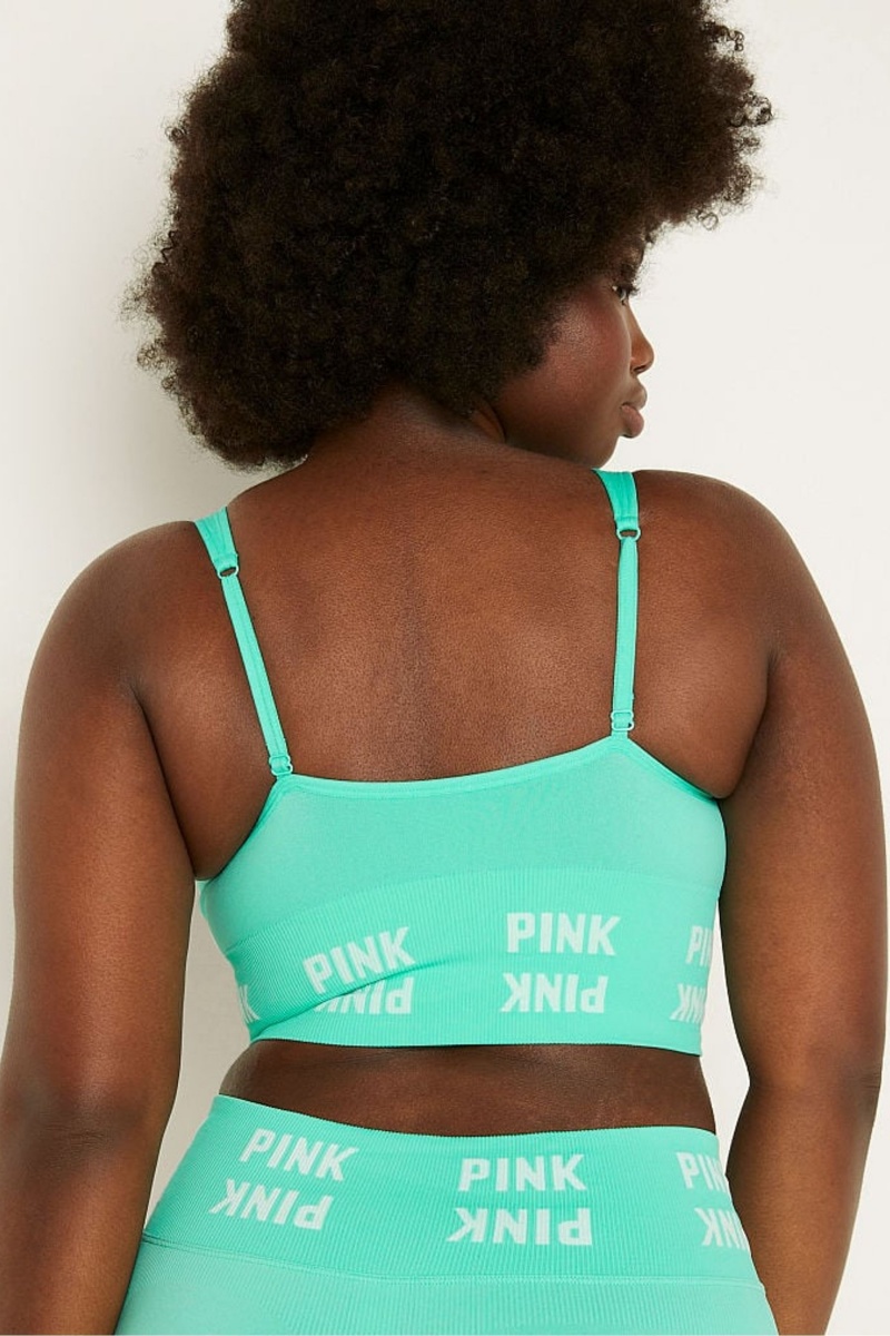 Victoria's Secret Seamless Unlined Low Impact Bra Groen | 29057-XFUR