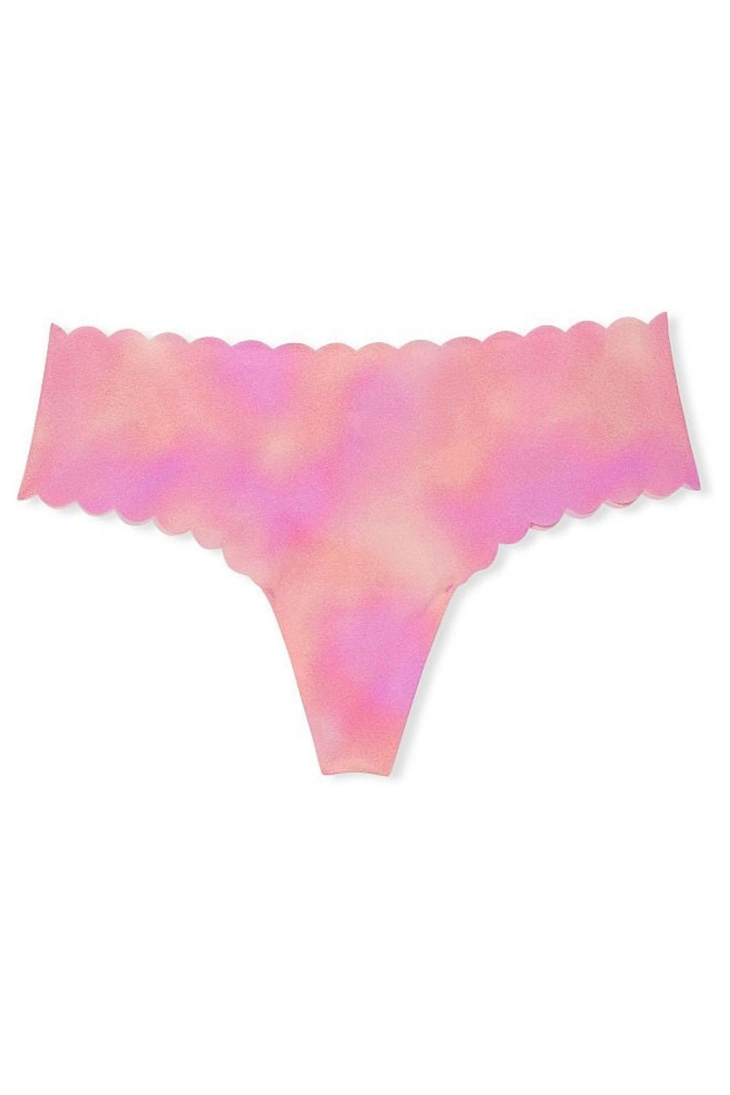 Victoria's Secret Sexy Illusions by Victorias Secret No Show String Knickers Roze | 82641-XJBQ