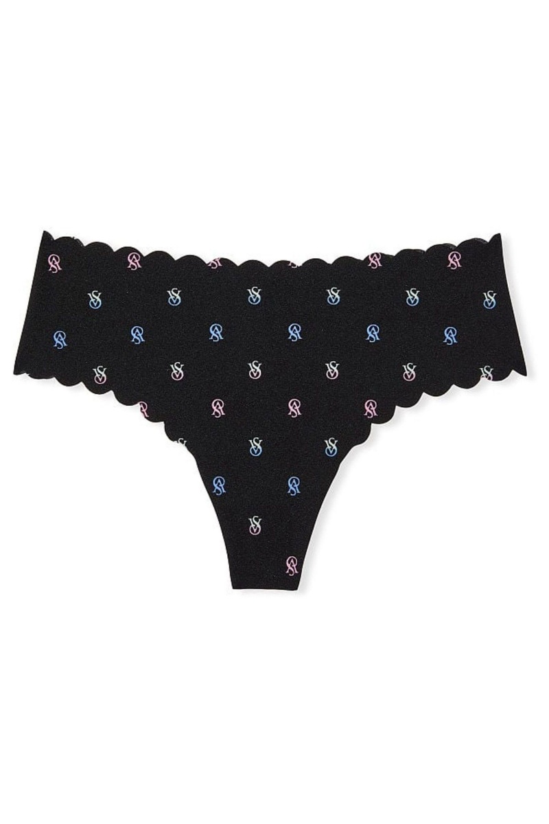 Victoria's Secret Sexy Illusions by Victorias Secret No Show String Knickers Blauw | 84953-FRHP