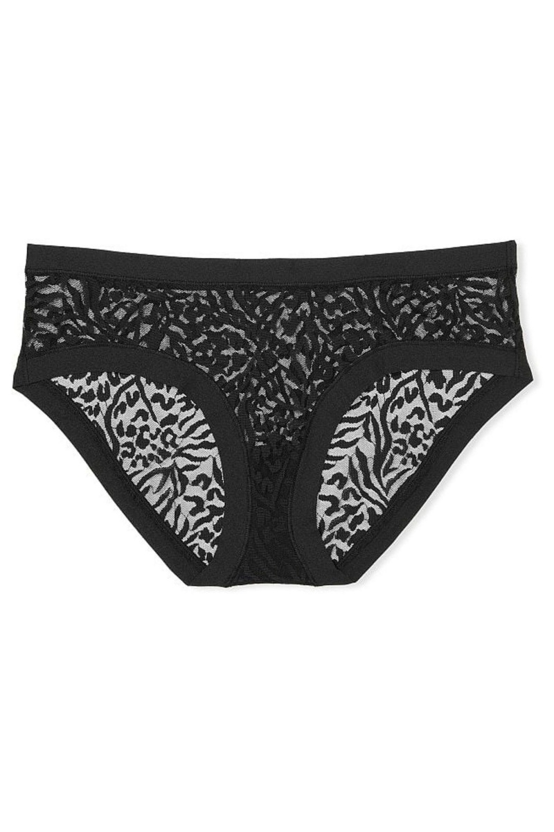 Victoria's Secret Sexy Illusions by Victorias Secret No Show Hipster Knickers Zwart | 87941-NUVA