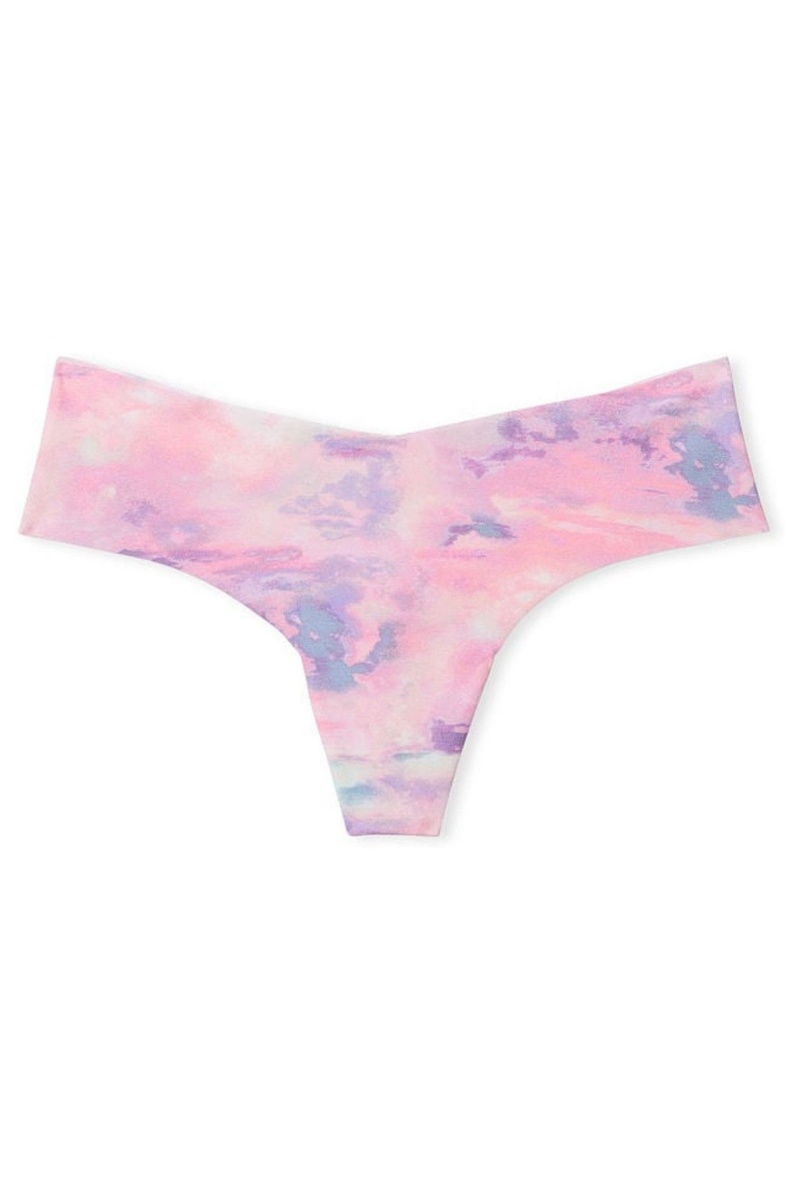 Victoria's Secret Sexy Illusions by Victorias Secret No Show String Knickers Bruin | 14609-QRLF