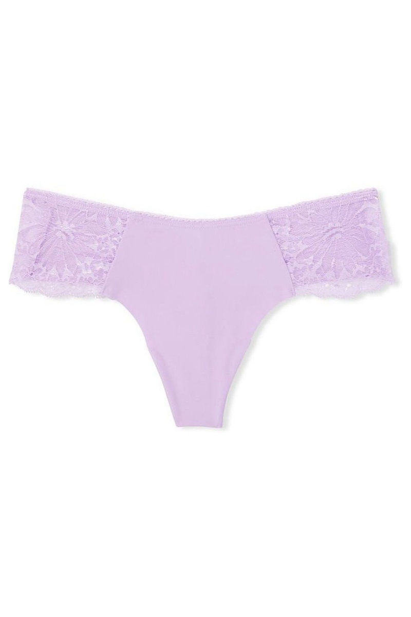 Victoria's Secret Sexy Illusions by Victorias Secret No Show String Knickers Zwart | 83640-XETZ