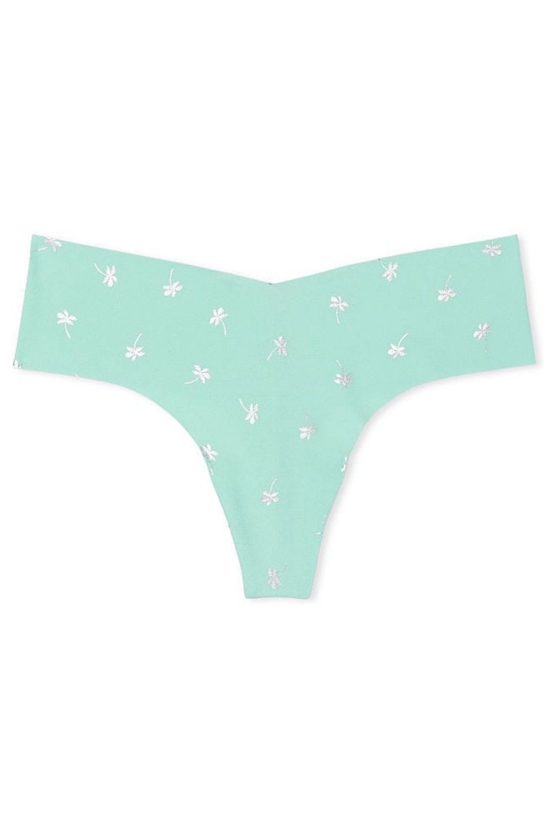 Victoria's Secret Sexy Illusions by Victorias Secret No Show String Knickers Blauw | 95103-BIEZ