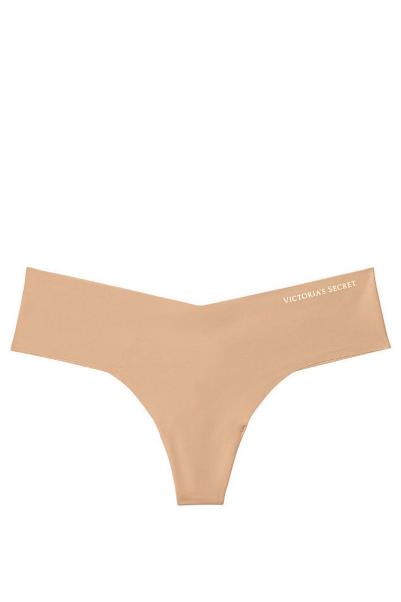 Victoria\'s Secret Sexy Illusions by Victorias Secret No Show String Knickers Almost Nude | 39827-IFKV