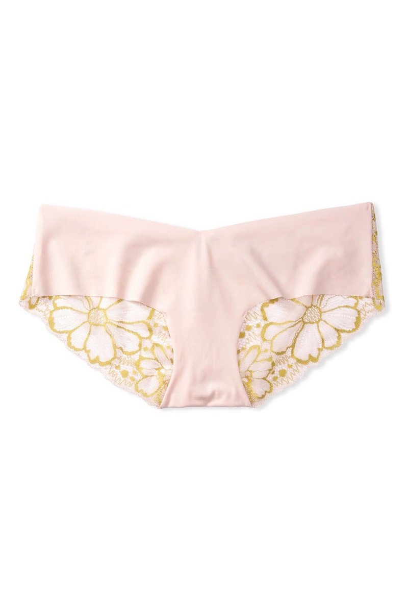 Victoria's Secret Sexy Illusions by Victorias Secret No Show Kanten Hipster Knickers Abrikoos | 36015-BCKA