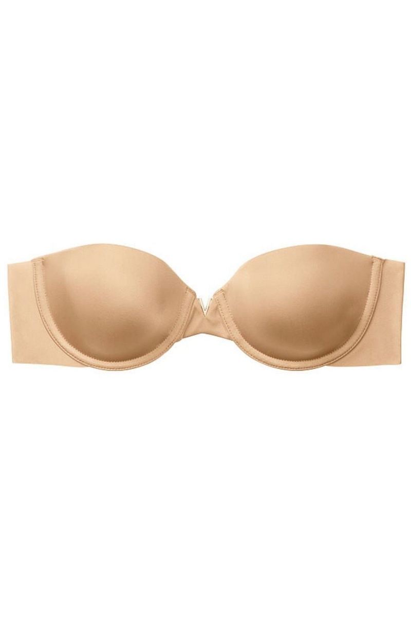 Victoria's Secret Sexy Illusions by Victorias Secret Smooth Lightly Gevoerde Multiway Strapless Bra Sweet Nougat Nude | 97025-XDWS