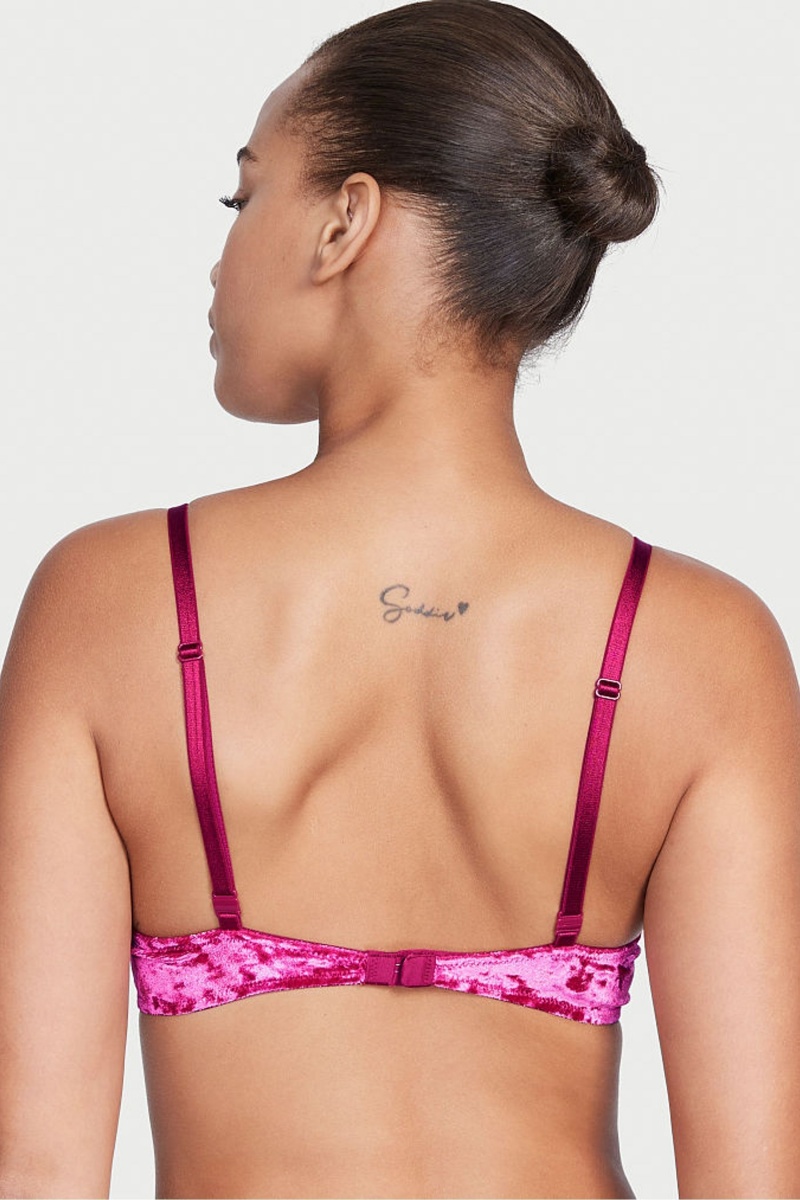 Victoria's Secret Sexy Tee Kanten Push Up Bra Rood | 83206-GZFE