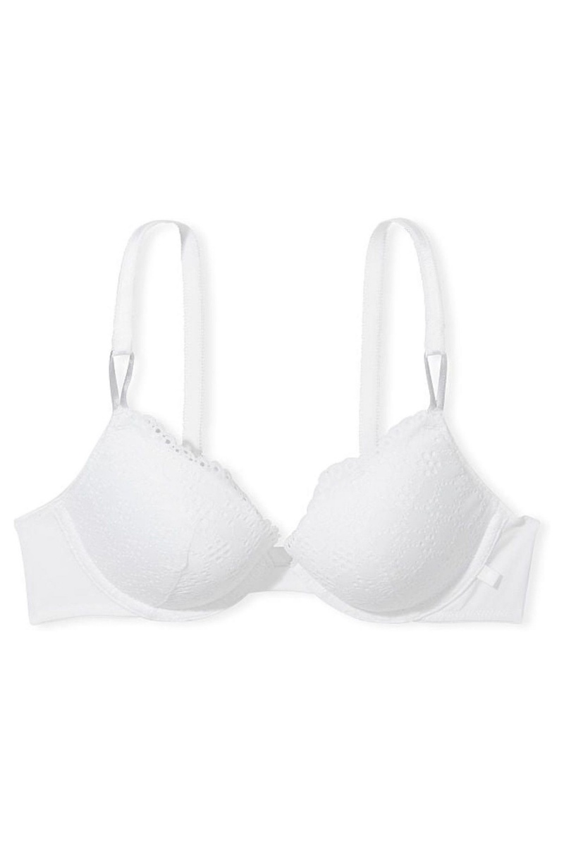 Victoria's Secret Sexy Tee Kanten T-Shirt Push Up Bra Zwart | 96051-YLAJ