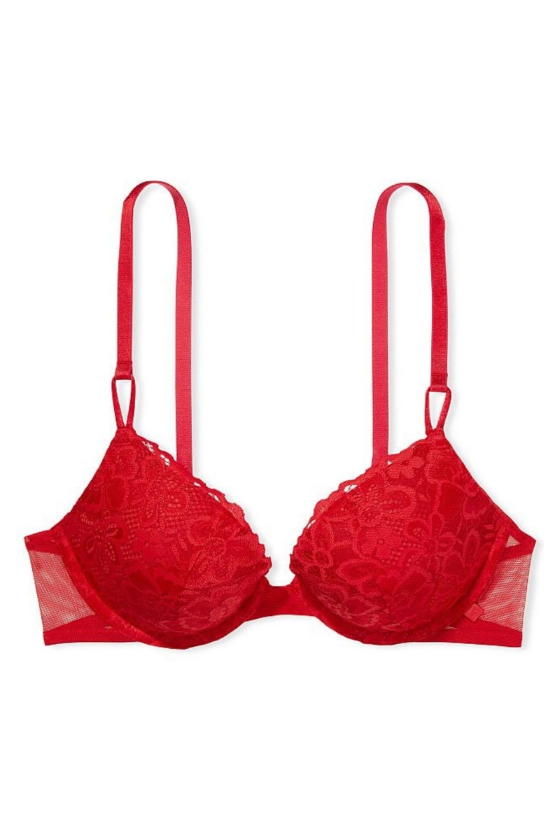 Victoria's Secret Sexy Tee Kanten T-Shirt Push Up Bra Zwart | 61547-WNYS