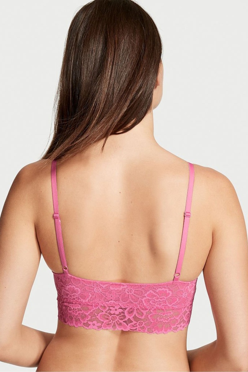 Victoria's Secret Sexy Tee Kanten Unlined Bralette Zwart | 05623-YUVJ