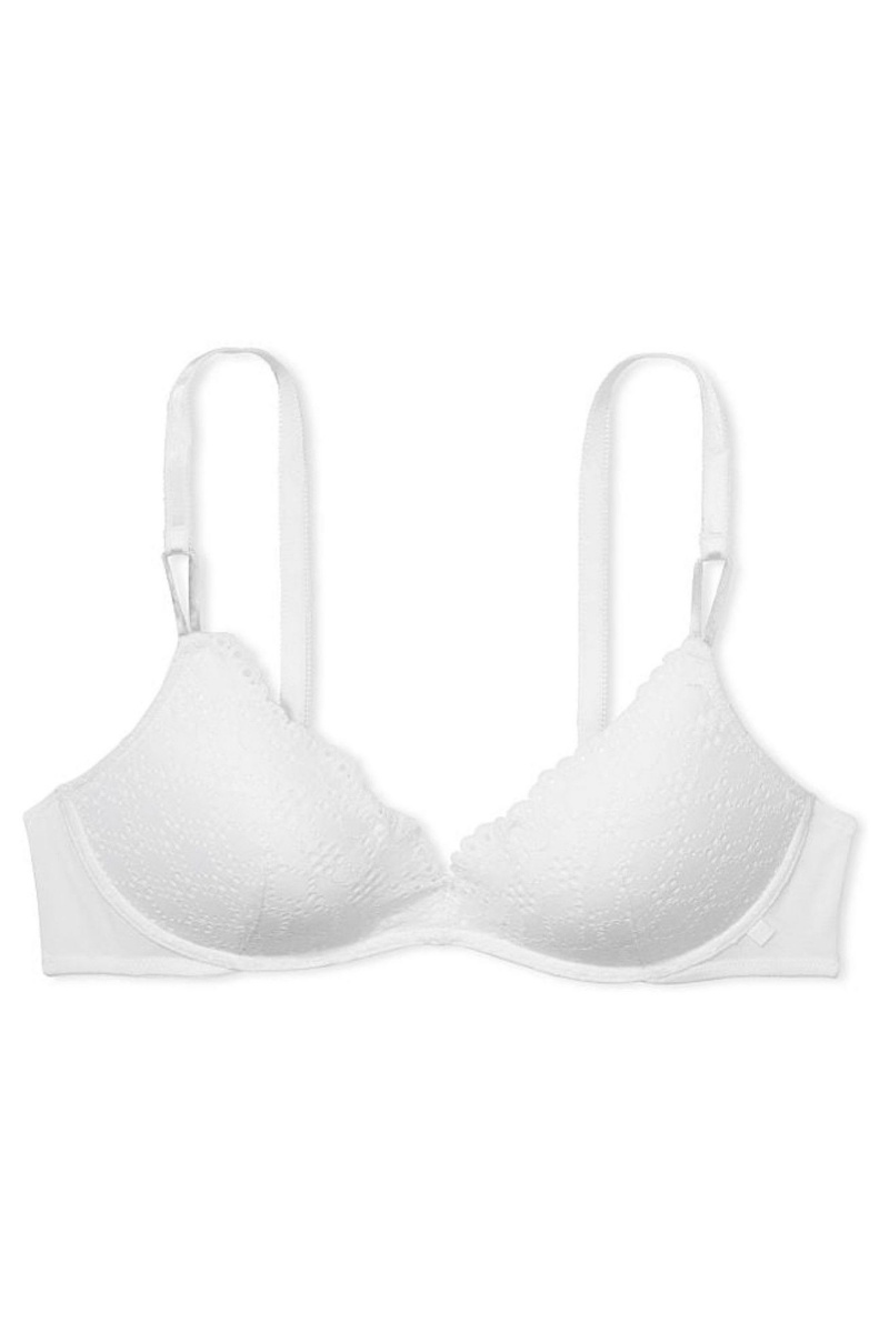 Victoria's Secret Sexy Tee Sexy T-Shirt Non Wired Push Up Bra Kanten Bra Paars | 58364-MALW