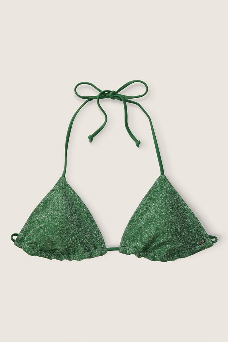 Victoria's Secret Shimmer Push Up Bikini Top Groen | 13859-IDAW