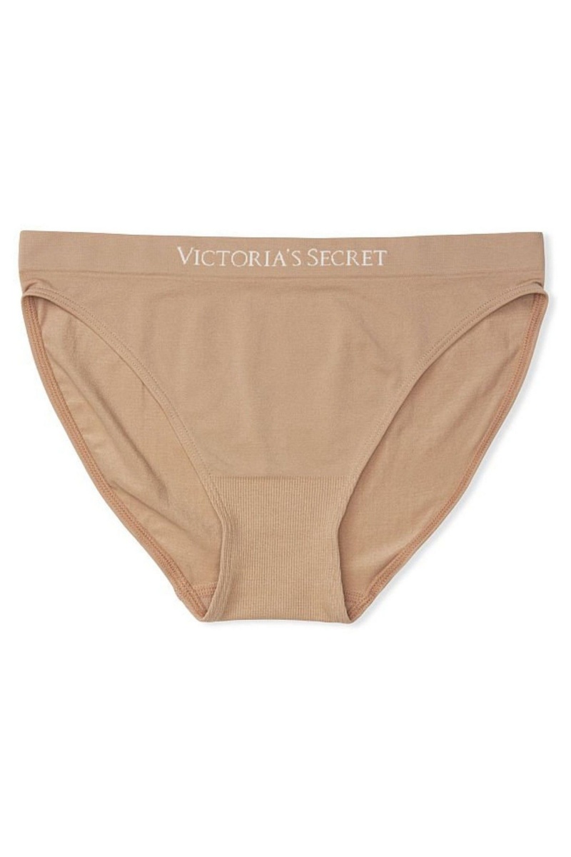 Victoria's Secret Smooth Bikini Knickers Sweet Praline Nude | 42769-VFQI