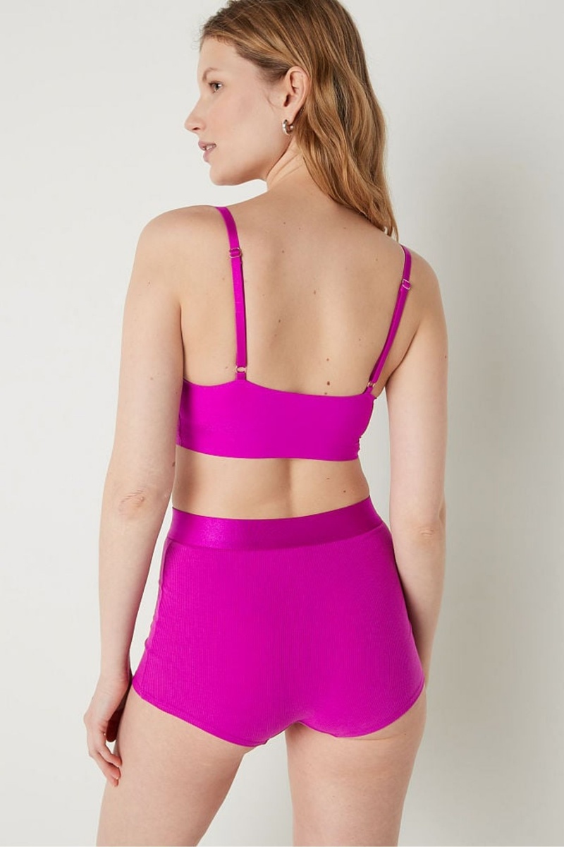 Victoria's Secret Smooth Non Wired Push Up Bralette Roze | 81675-YEZT