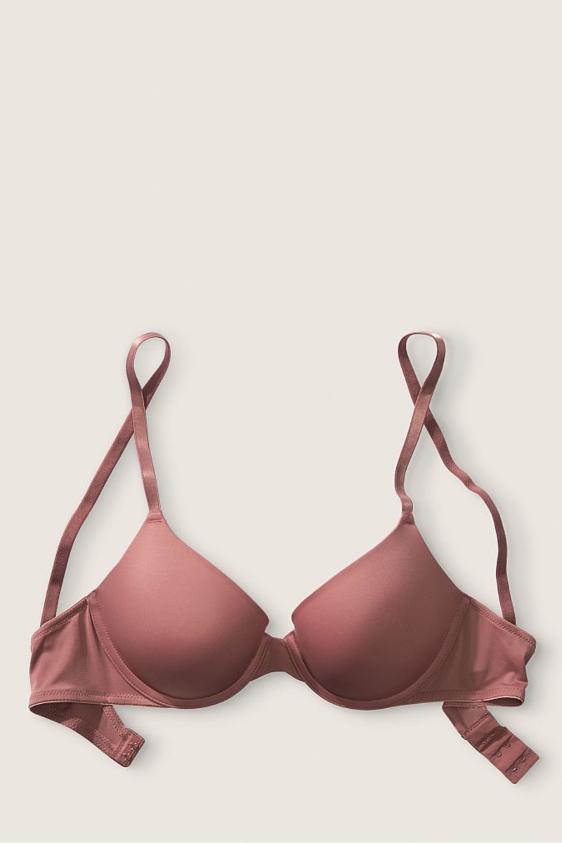 Victoria's Secret Smooth Push Up T-Shirt Bra Paars | 95672-KISM