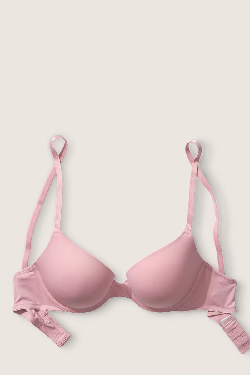 Victoria's Secret Smooth Push Up T-Shirt Bra Paars | 01385-NLSA