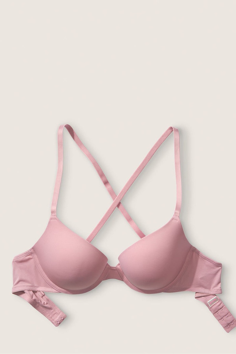 Victoria's Secret Smooth Push Up T-Shirt Bra Paars | 01385-NLSA