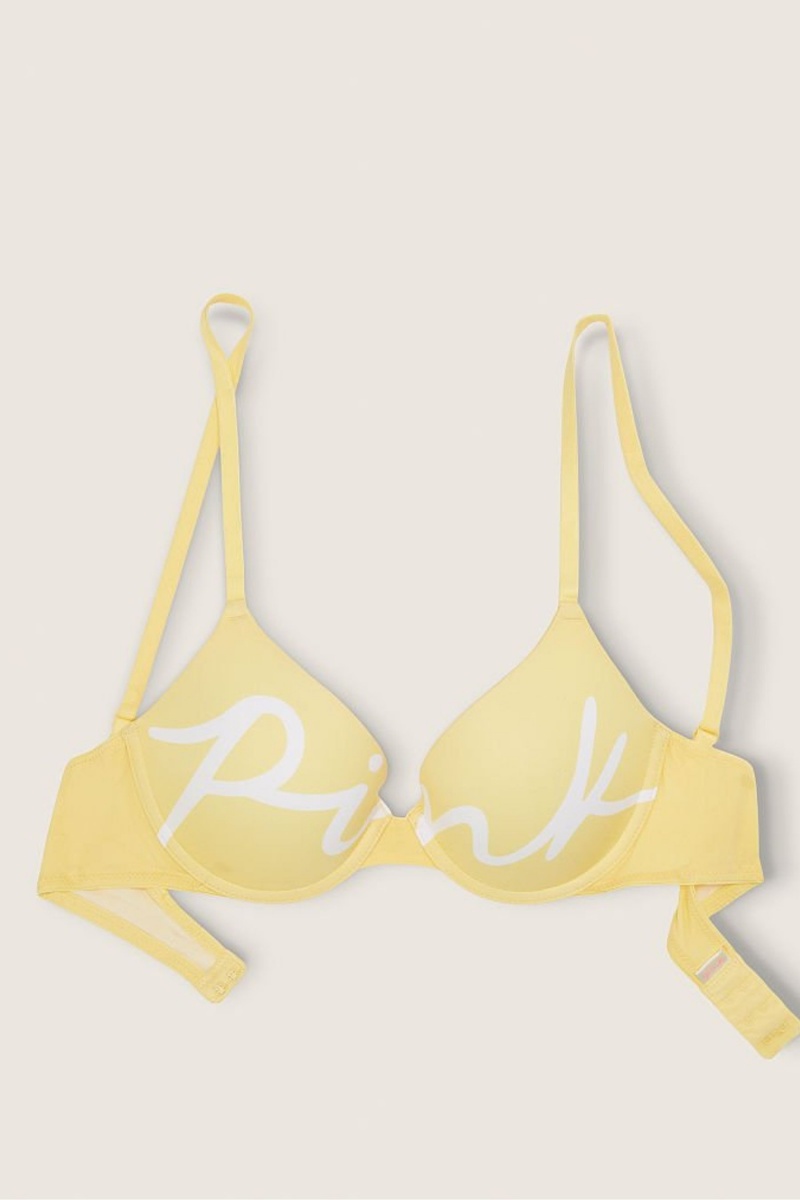 Victoria's Secret Smooth Push Up T-Shirt Bra Paars | 92146-FXRG