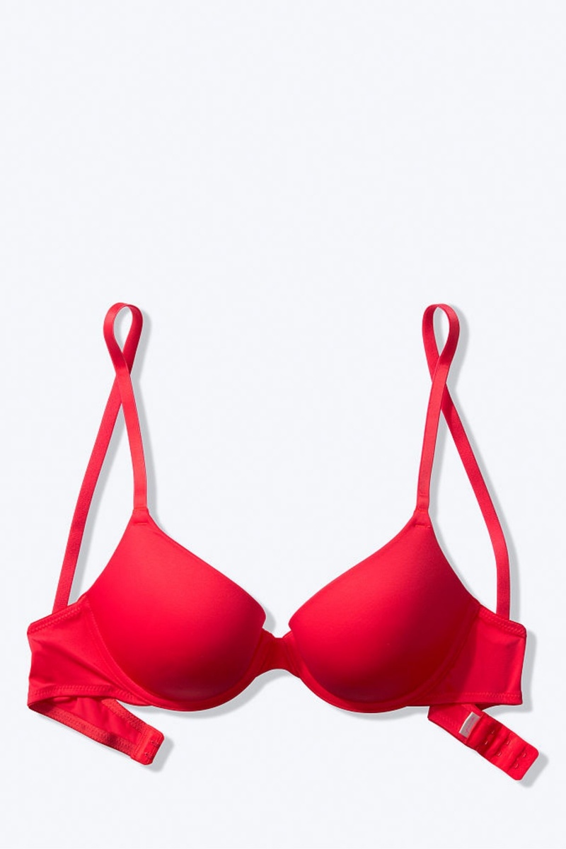 Victoria's Secret Smooth Push Up T-Shirt Bra Paars | 78259-MILA